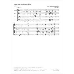 Jesus, meine Zuversicht : C-Dur