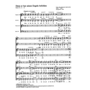 Denn er hat seinen Engeln befohlen : G-Dur