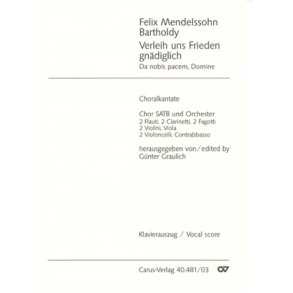 Verleih uns Frieden gnädiglich : Choralkantate