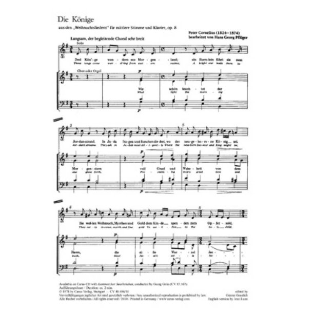 Drei K&ouml;nige wandern : Aus: Weihnachtslieder