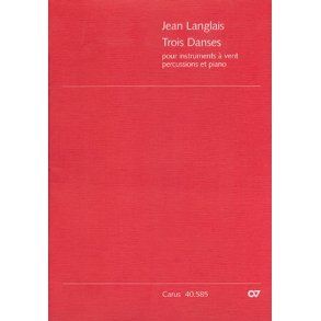 Trois Danses : pour instruments à vent, percussions et piano