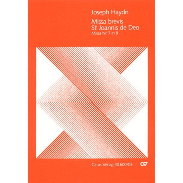 Missa brevis Sti. Joannis de Deo Hob. XXII:7 : Kleine Orgelsolomesse