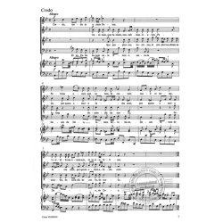 Missa Brevis Sti. Joannis De Deo : Kleine Orgelsolomesse F&uuml;r Sopran, gemischten Chor SATB, Streicher und Orgel - Missa Nr. 7 in B