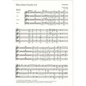 Missa Sancti Nicolai : Nicolai-Messe