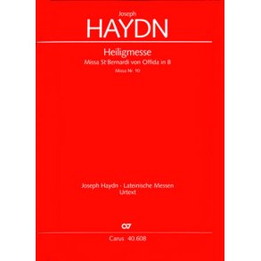 Missa Sancti Bernardi von Offida in B : Heiligmesse
