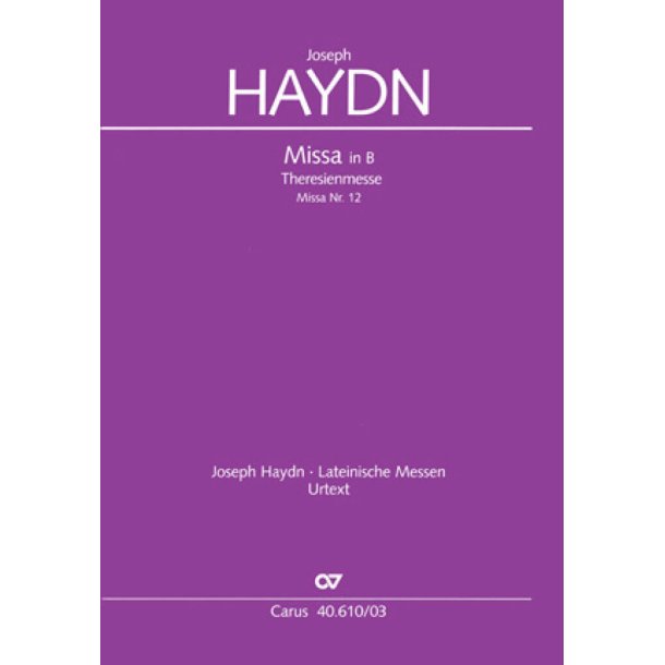 Theresienmesse In B : Missa in B
