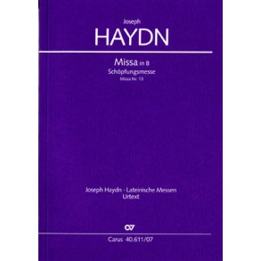 Missa solemnis in B : Schöpfungsmesse