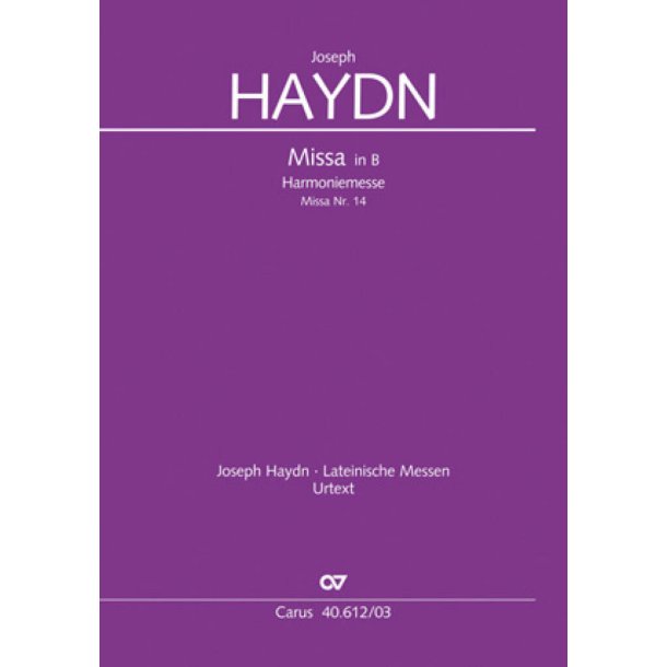 Harmoniemesse in B : B-Dur