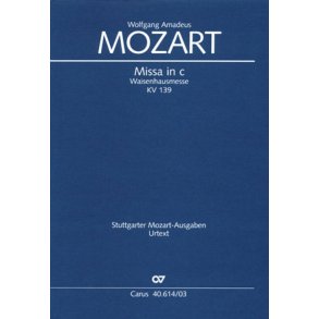 Missa in c KV 139 [114a] : Waisenhausmesse