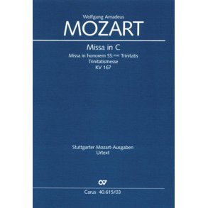 Missa in C KV 167 : Trinitatismesse