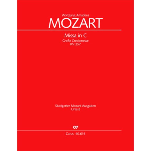 Missa in C KV 257 : Grosse Credomesse