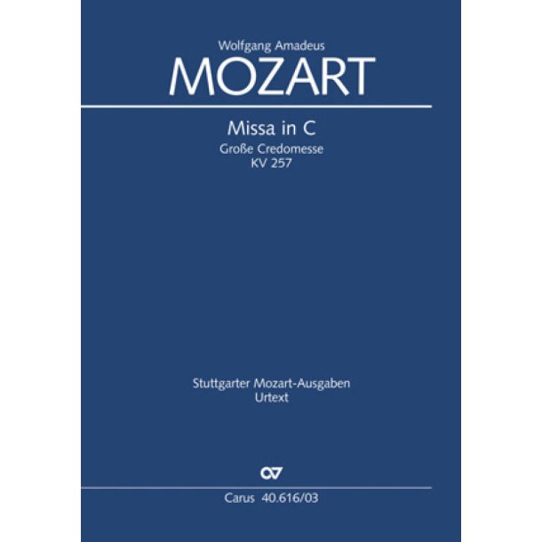 Missa in C KV 257 : Grosse Credomesse
