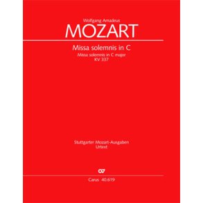 Missa solemnis in C : C-Dur