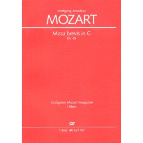Missa brevis in G : G-Dur