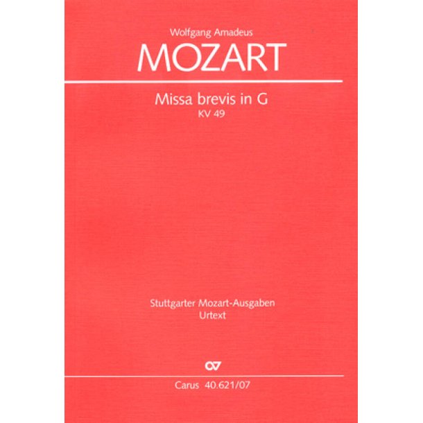 Missa brevis in G : G-Dur