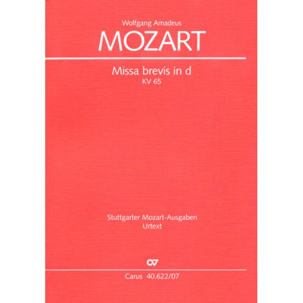 Missa brevis in d : d-Moll