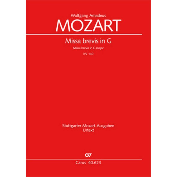 Missa brevis in G KV 140 [235d] : G-Dur