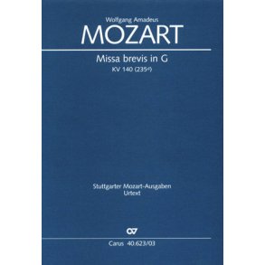 Missa brevis in G KV 140 [235d] : G-Dur