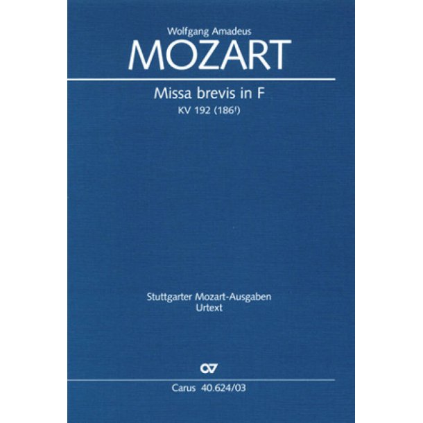Missa brevis in F KV 192 [186f] : Kleine Credomesse