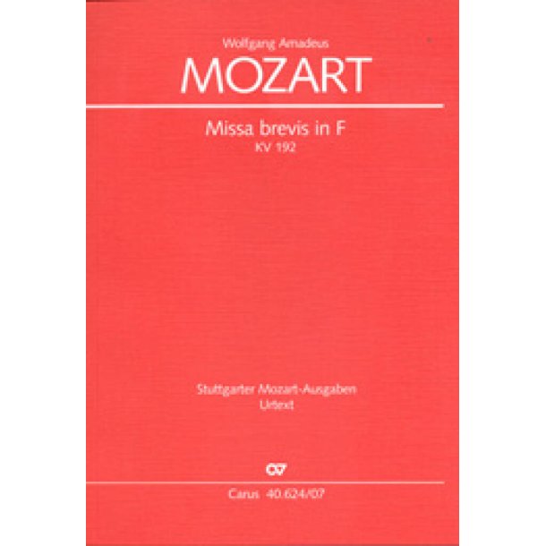Missa brevis in F : Kleine Credomesse