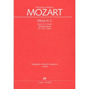 Missa in C KV 220 [196b] : Spatzenmesse
