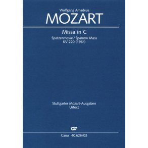 Missa in C KV 220 [196b] : Spatzenmesse