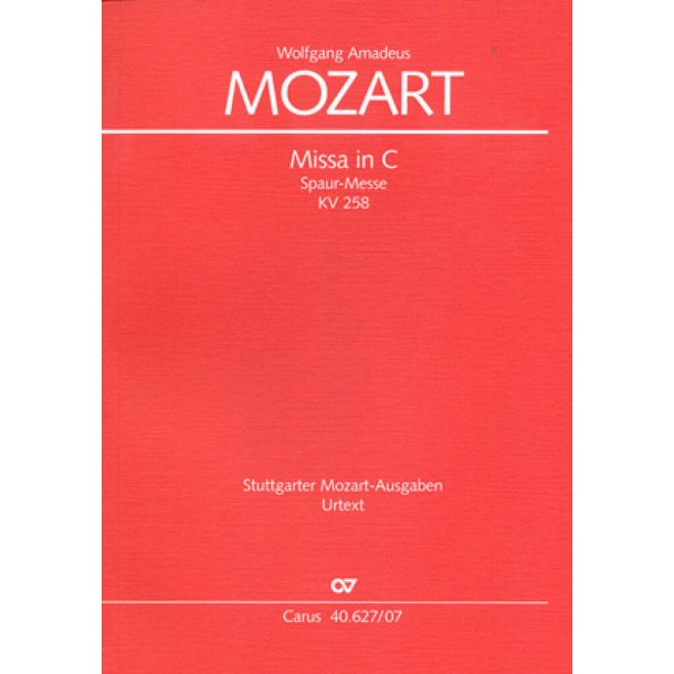 Missa in C : Spaur-Messe