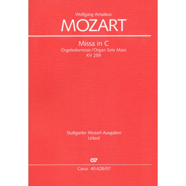 Missa in C : Orgelsolomesse