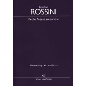 Petite Messe Solennelle : XL im Großdruck