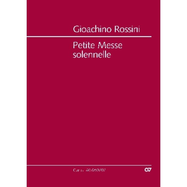 Petite Messe solennelle