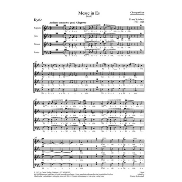Messe in Es : Es-Dur