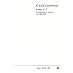 Missa in F : aus: Selva morale et spirituale