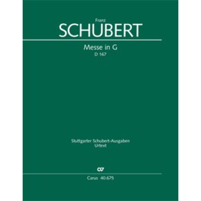 Messe in G D 167 : Erstausgabe nach den Klosterneuburger Stimmen