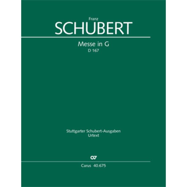 Messe in G D 167 : Erstausgabe nach den Klosterneuburger Stimmen