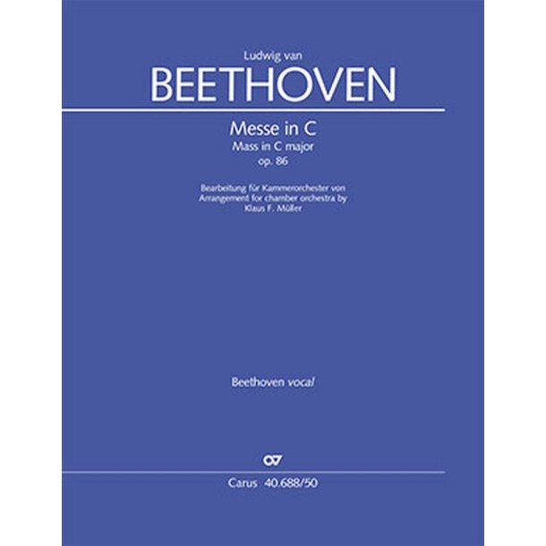 Mass in C major : Op. 86