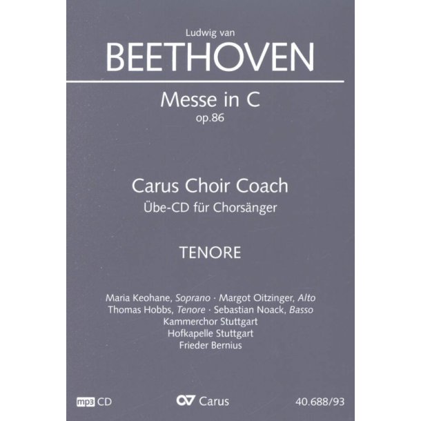 Messe C-Dur Op. 86 Carus Choir Coach