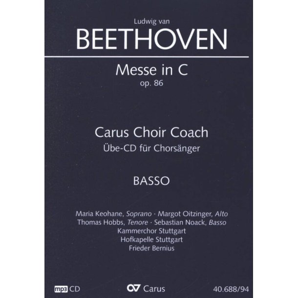 Messe C-Dur Op. 86 Carus Choir Coach