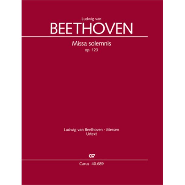Missa solemnis : D-Dur