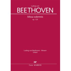 Missa solemnis : D-Dur
