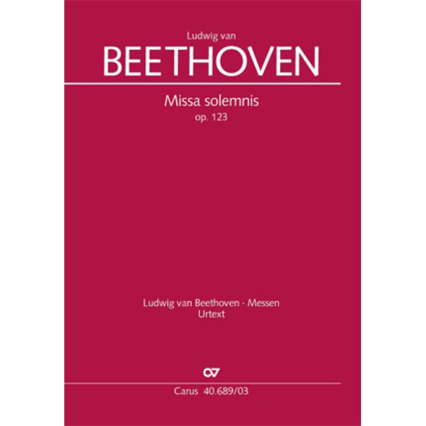 Missa solemnis : D-Dur