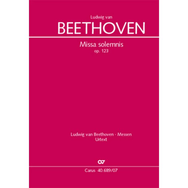 Missa solemnis : D-Dur