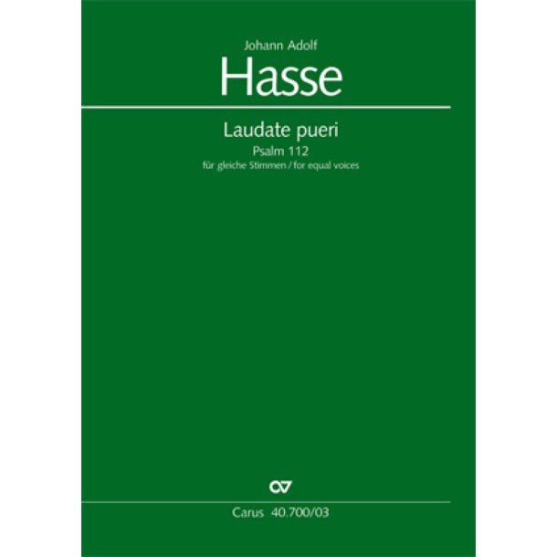 Laudate pueri : Vesperpsalm