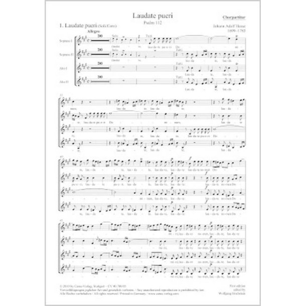 Laudate pueri : Vesperpsalm