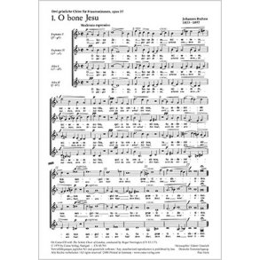 Brahms: Drei geistliche Chore