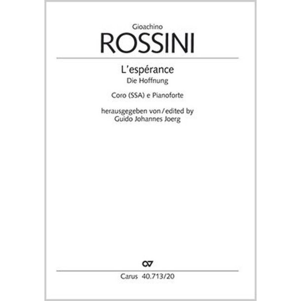 L'esp&eacute;rance [Die Hoffnung] : aus: B&uuml;hnenmusik zu Sophokles' Edipo a Colono