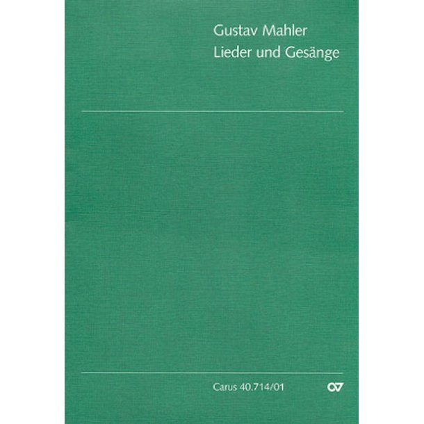 Mahler: Sieben Lieder und Gesange [arr.]