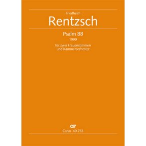 Psalm 88 für 2 Frauenstimmen und Kammerorchester