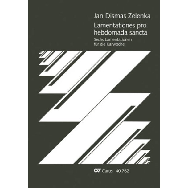 Zelenka: Lamentationes pro Hebdomada Sancta