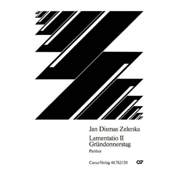 Lamentatio II zum Gr&uuml;ndonnerstag : aus: Lamentationes pro hebdomada sancta