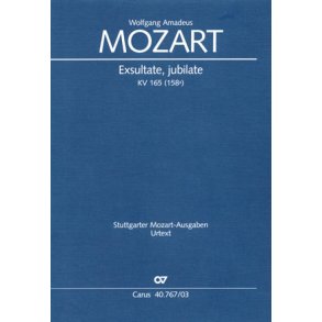 Exsultate, jubilate : Solomotette zum Dreifaltigkeitsfest oder zu Weihnachten